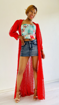 Lace Duster Robe