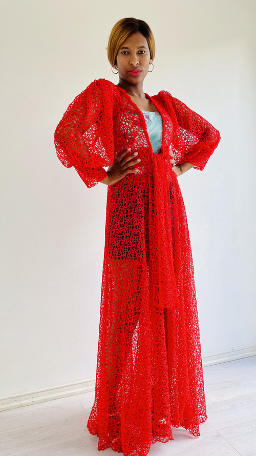 Lace Duster Robe