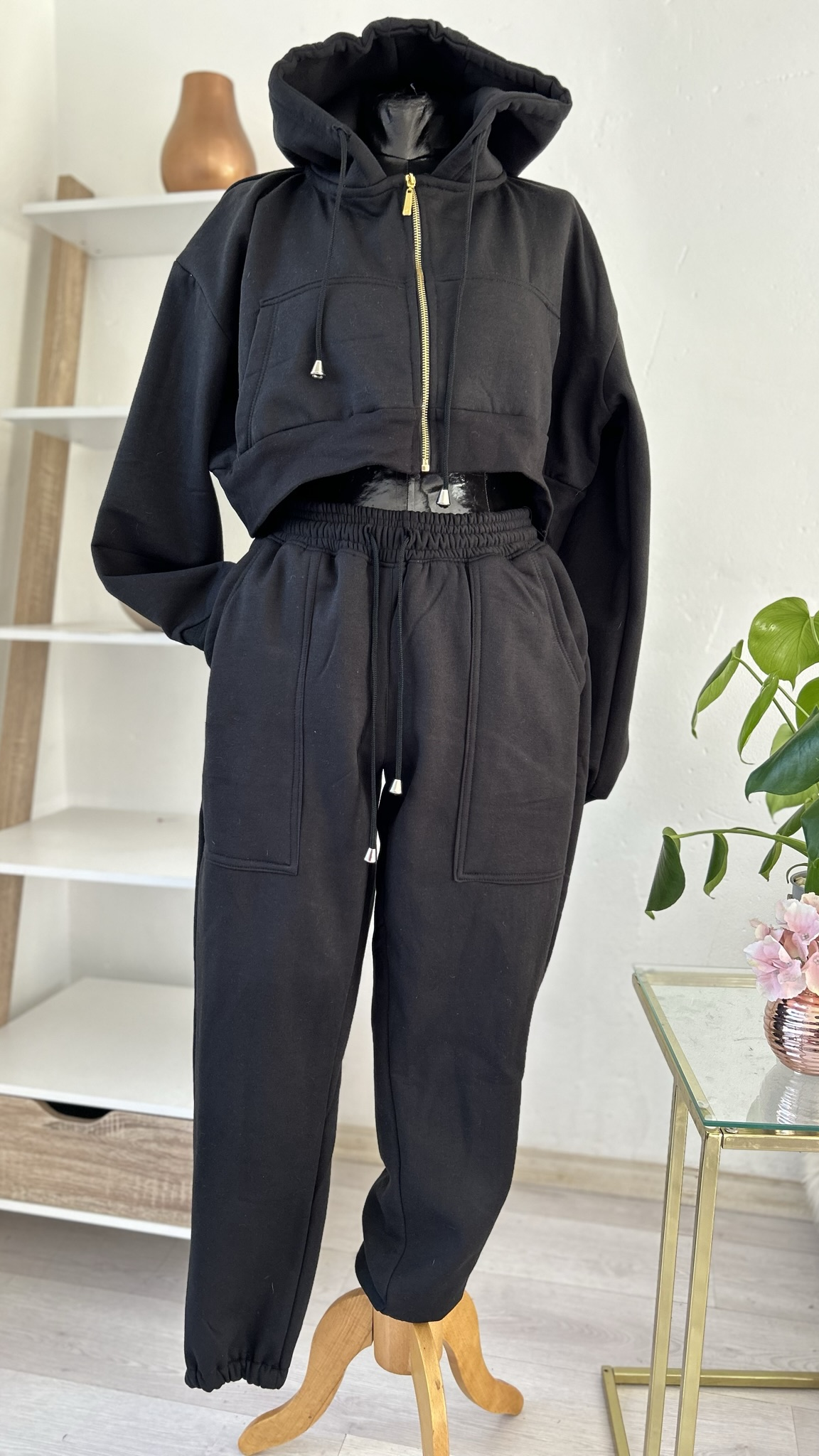 Chic-Waist Utility Track Dress