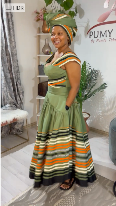 Modern Xhosa Inspired Dress Keagile
