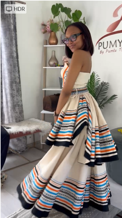 The "Andisa" Umbhaco-Inspired Maxi Dress