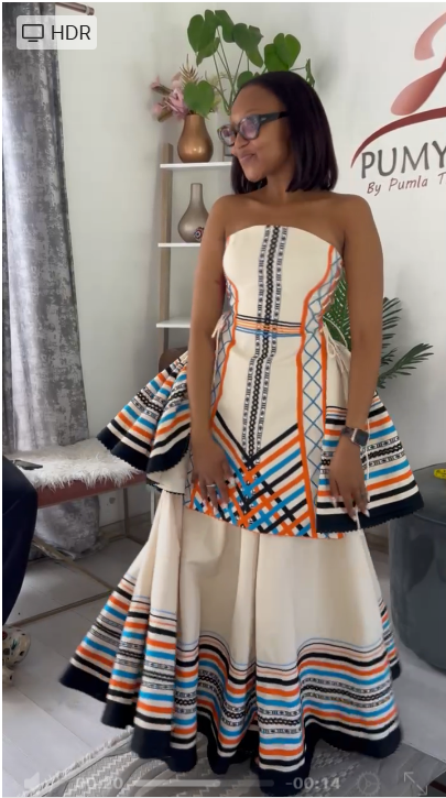 The "Andisa" Umbhaco-Inspired Maxi Dress