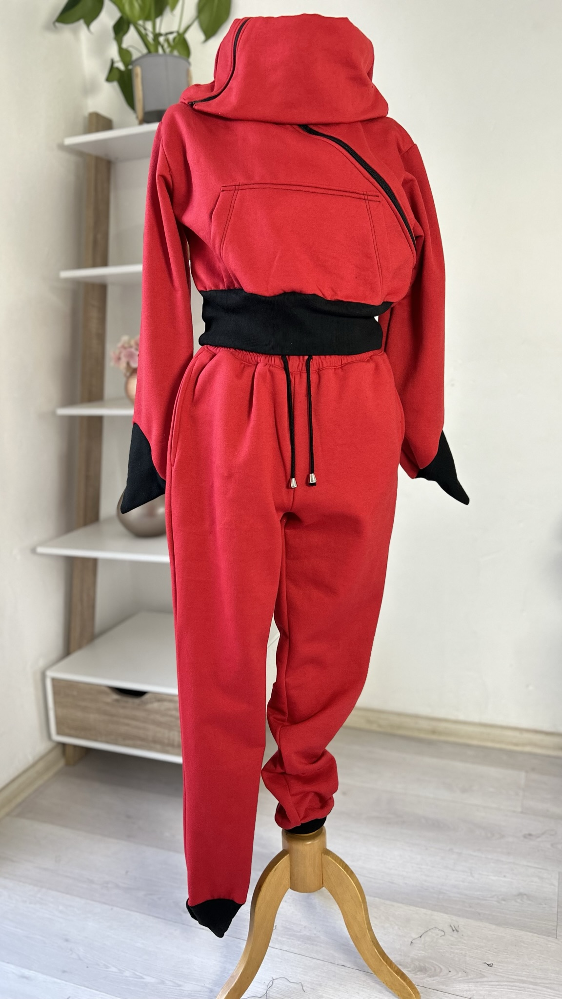 Chic-Waist Utility Track Dress