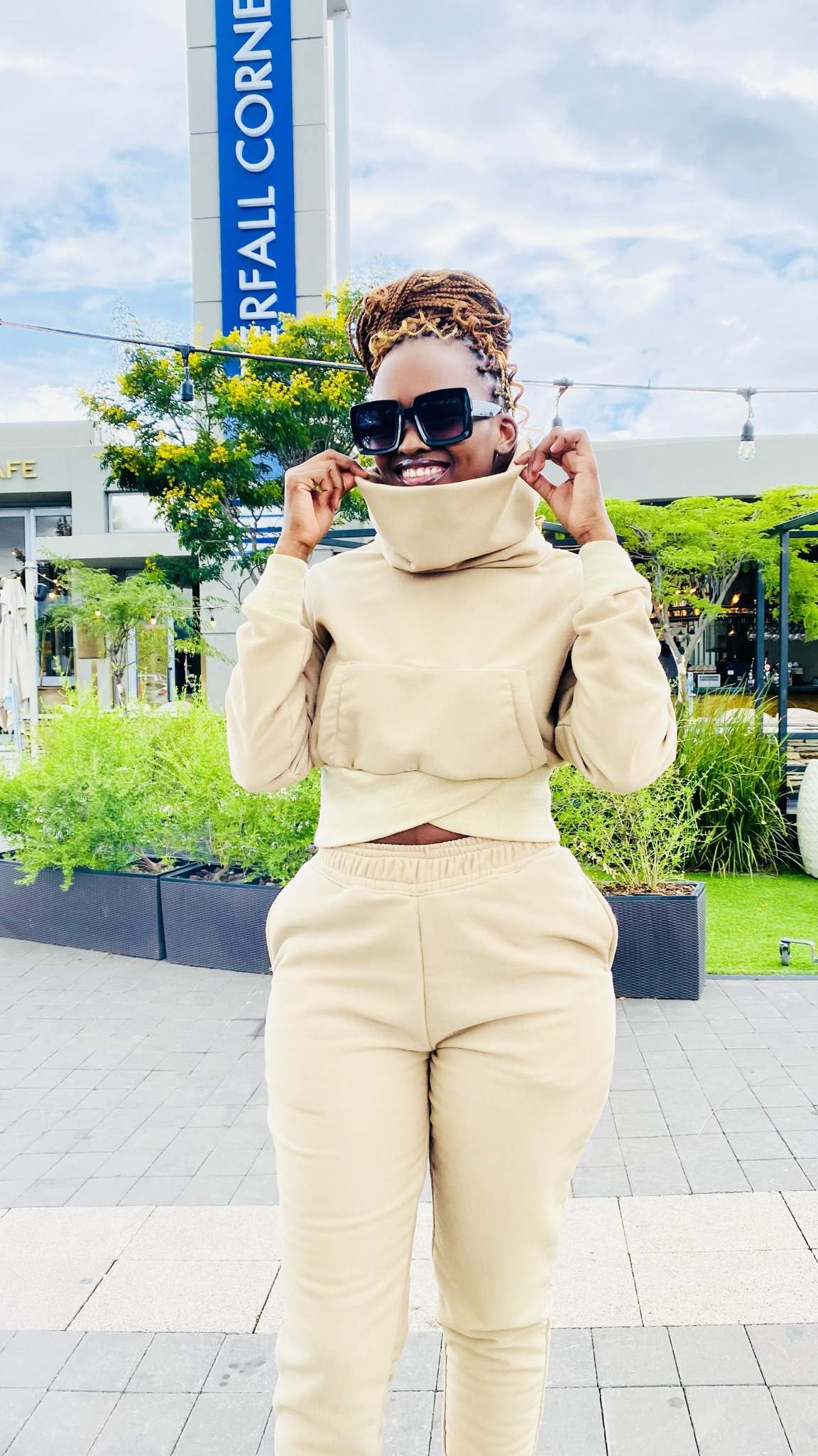 Chic-Waist Utility Track Dress