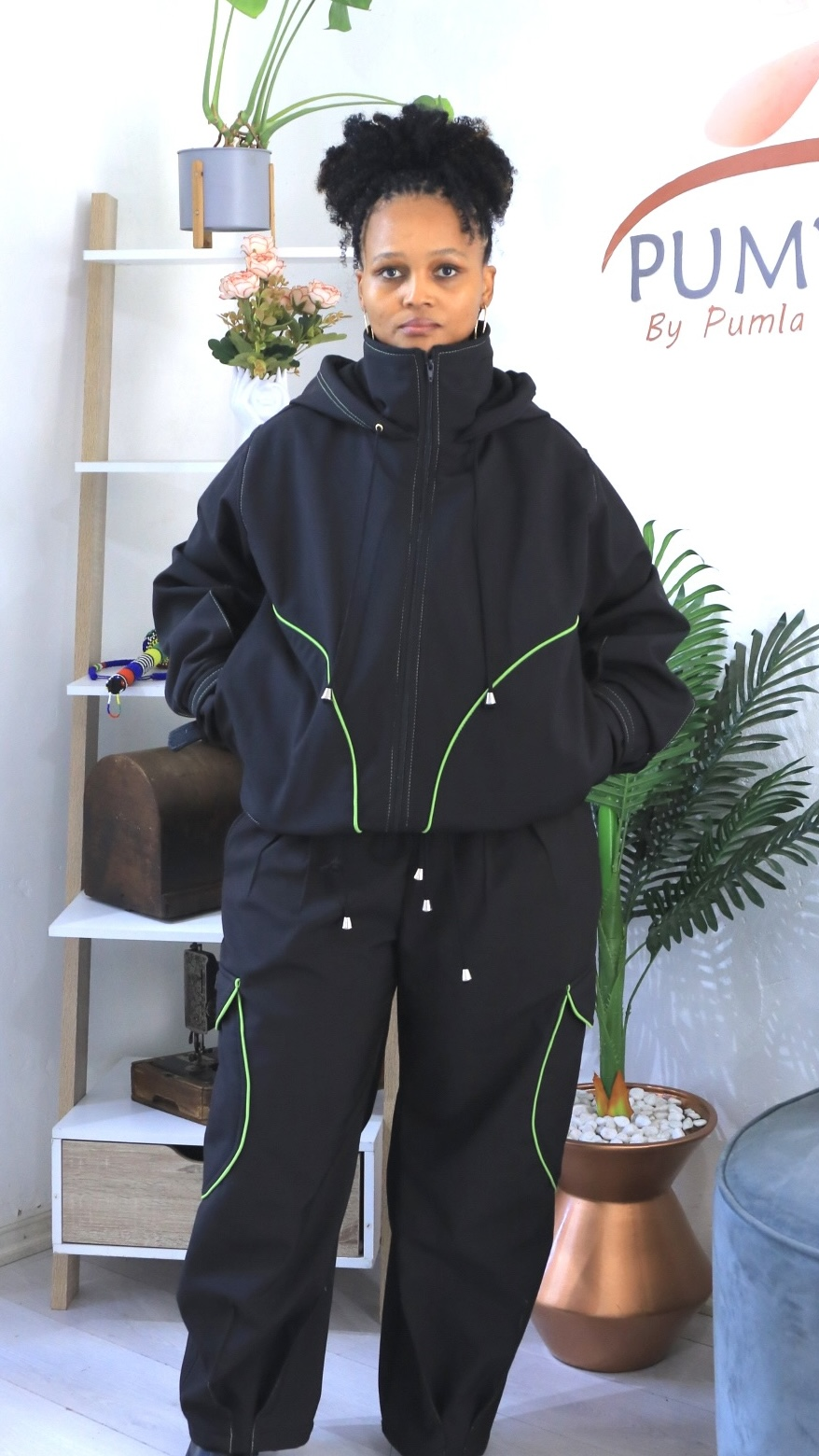 Black Casual Winter Armor Set – Pumy Array